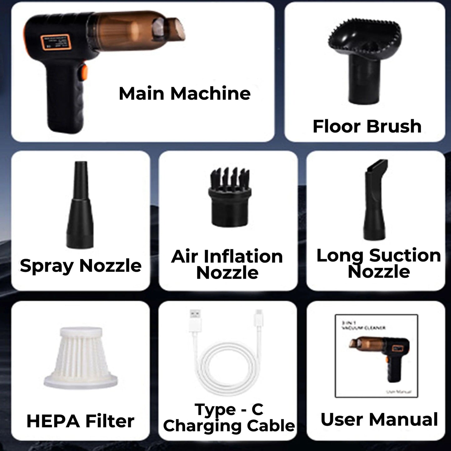 Cordless Car Vacuum Cleaner