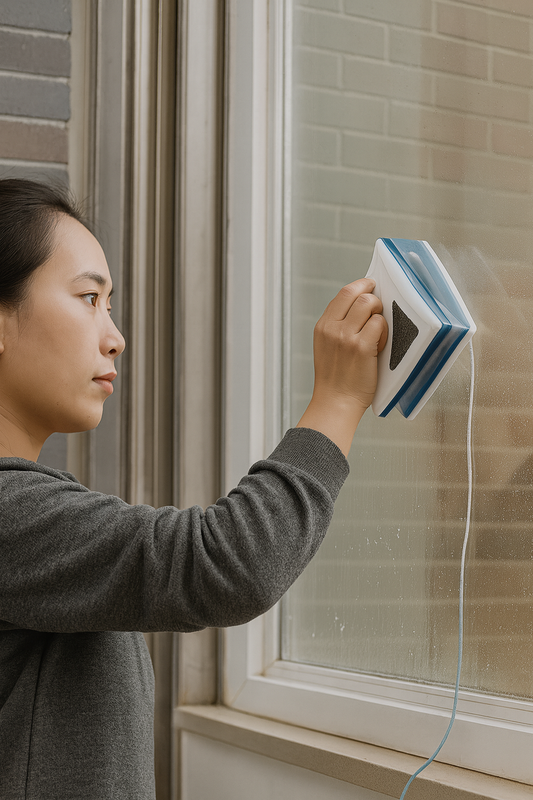 Dual-Sided Magnetic Window Cleaner
