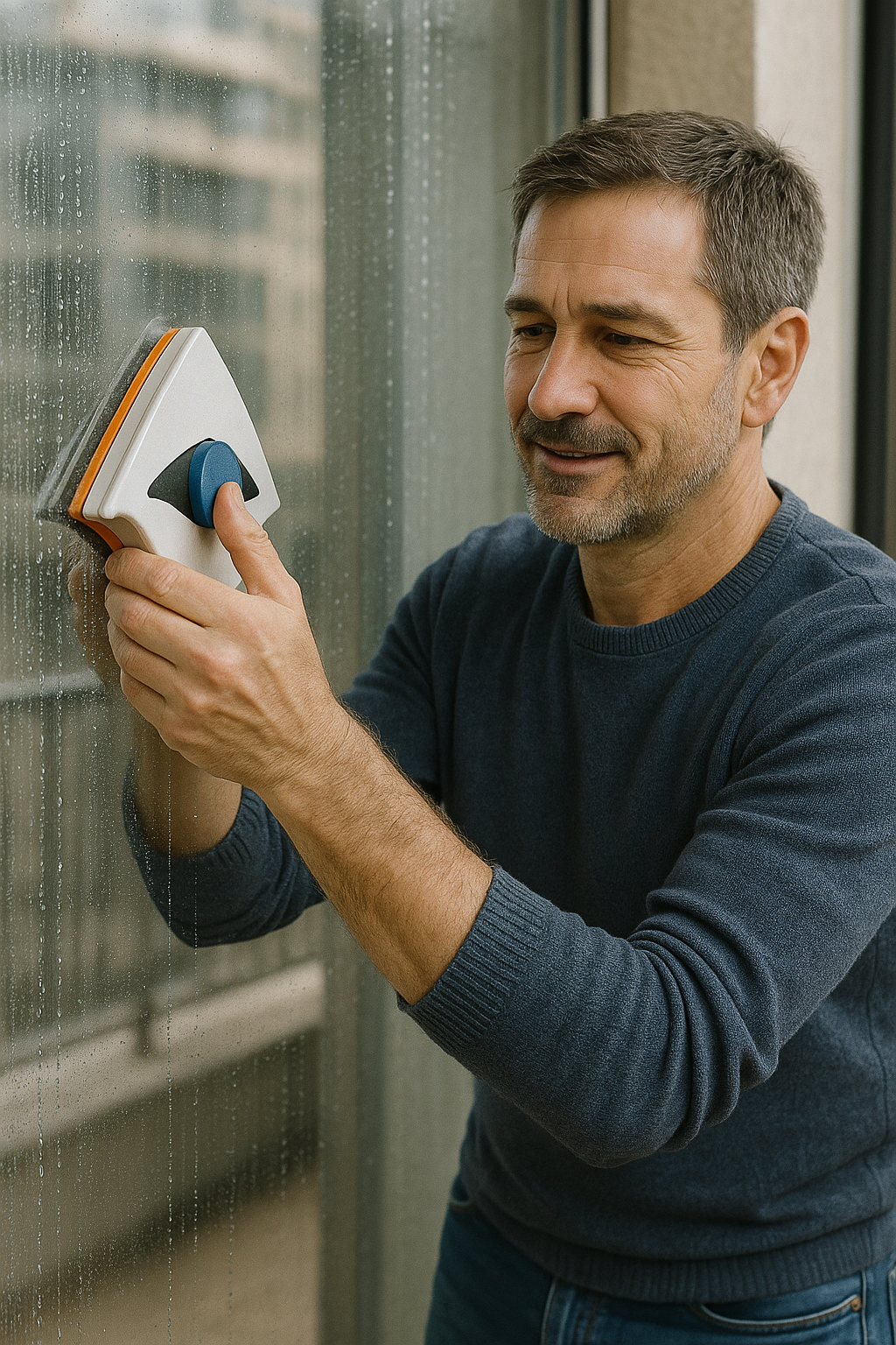 Dual-Sided Magnetic Window Cleaner