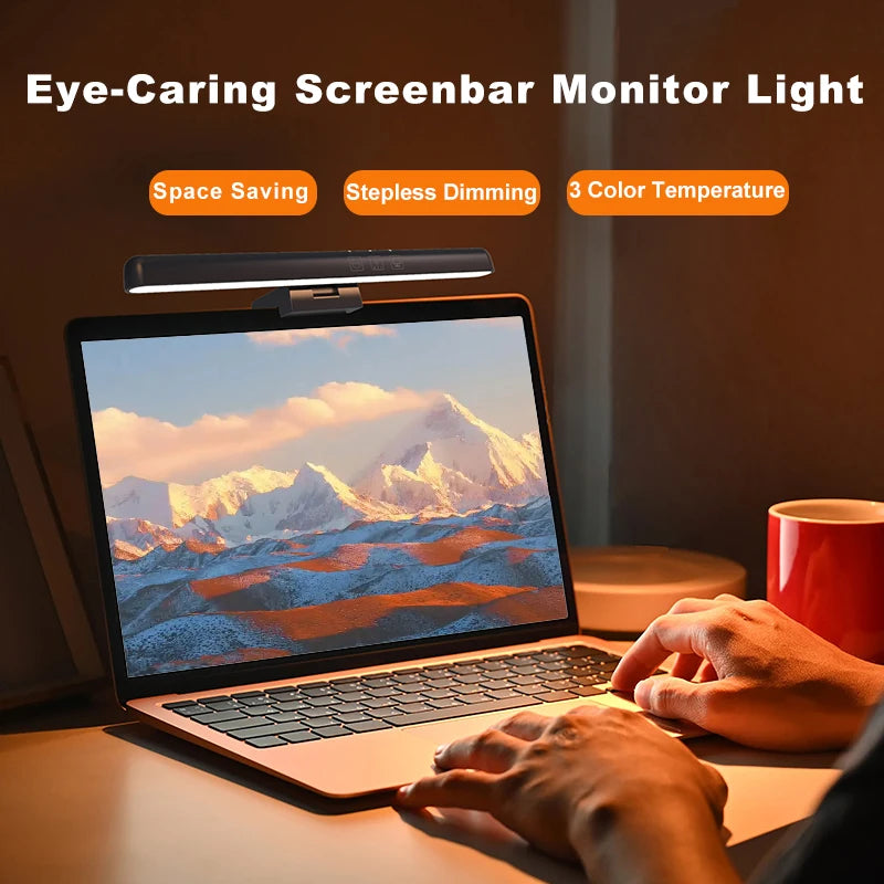 LED Monitor Light Bar — Eye-Care Desk Lighting for Work, Gaming & Reading