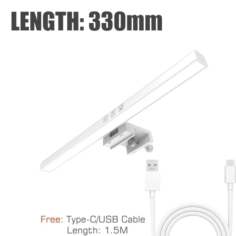 LED Monitor Light Bar — Eye-Care Desk Lighting for Work, Gaming & Reading