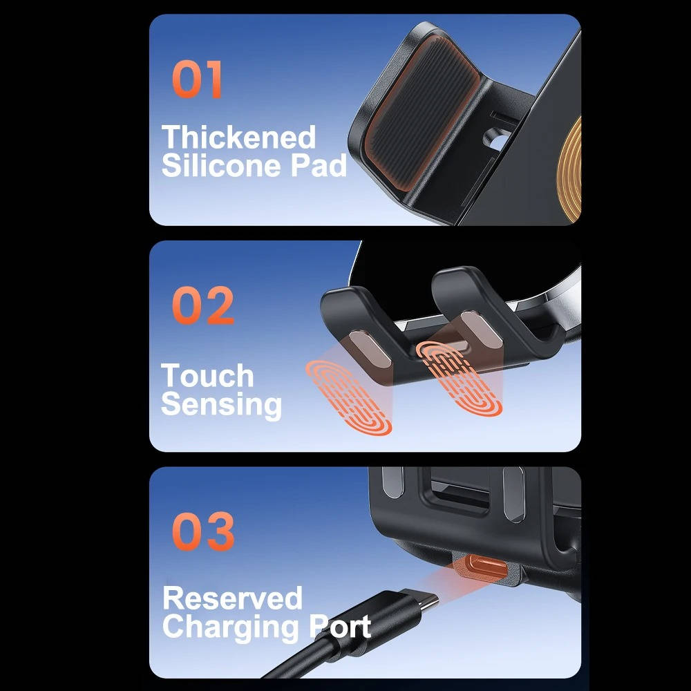 Car Wireless Charger Phone Mount