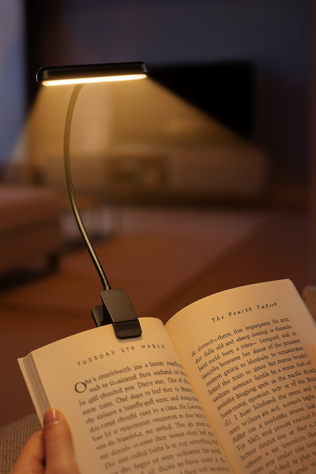 LED Book Light Clip-On