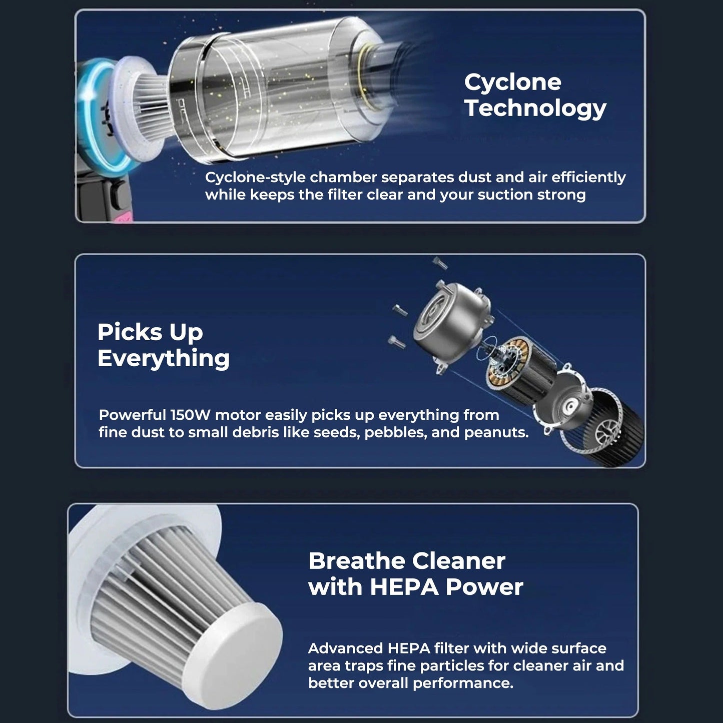 Cordless Car Vacuum Cleaner